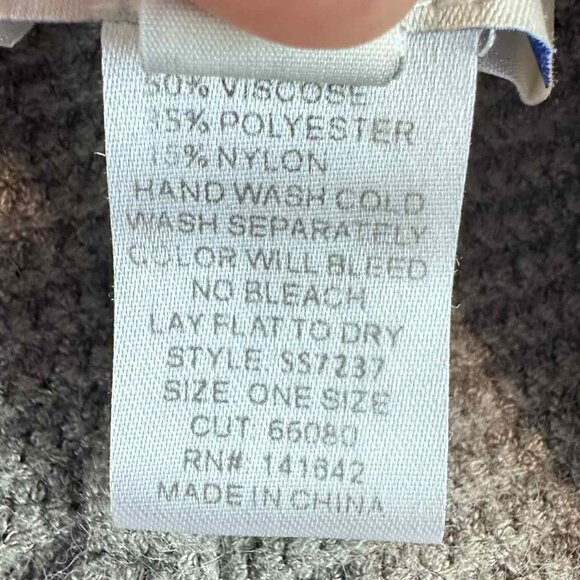 She + Sky Colorblock Batwing Cardigan - One Size - Picture 7 of 7